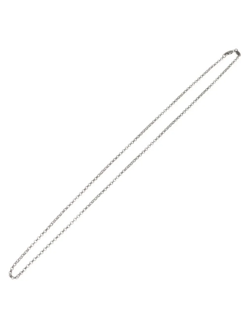 Chrome Hearts Neckchain Roll Chain Necklace 20 Inch Silver